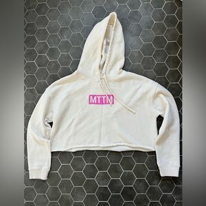 Cropped lightweight MTTM hoodie. Worn a handful of times. Cute athleisure.